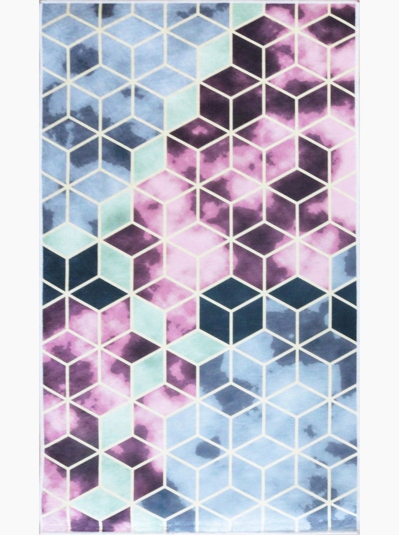 Tapis de salon LUXE Rose - Kiabi