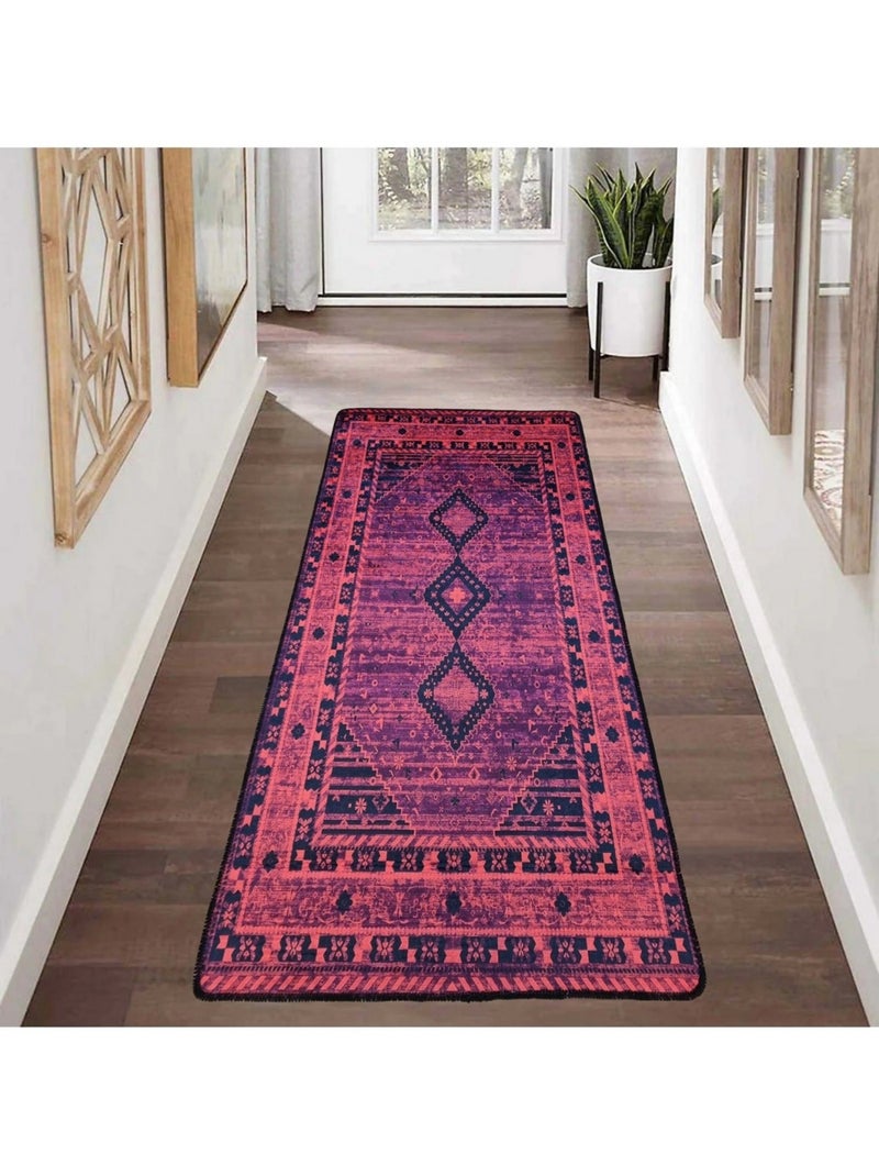 Tapis de salon MAGHREB Rouge - Kiabi