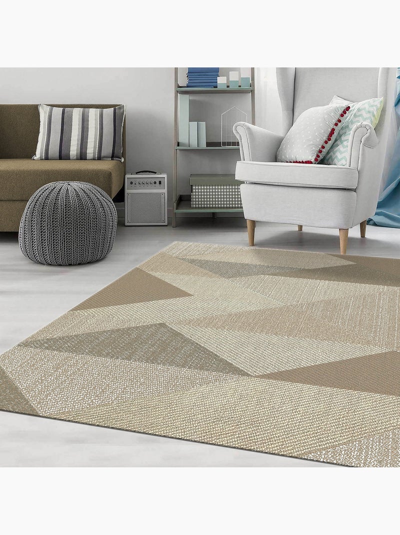 Tapis de salon MIRAN Beige - Kiabi