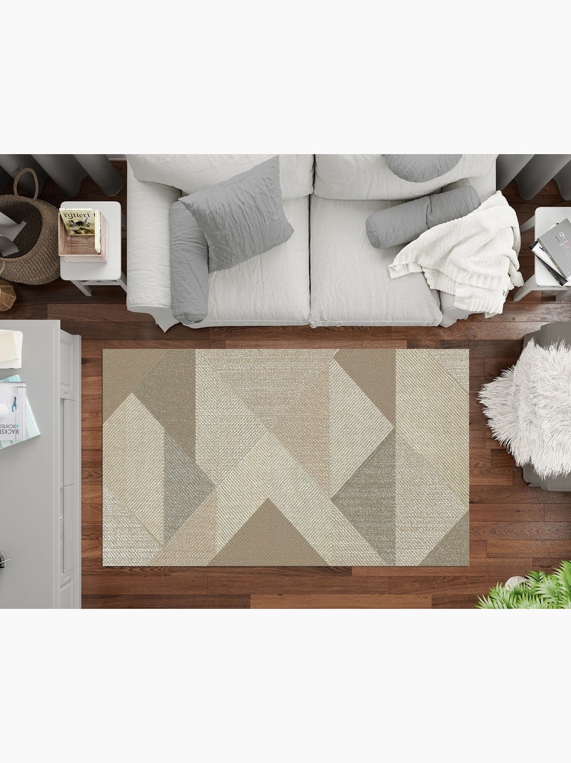 Tapis de salon MIRAN Beige - Kiabi