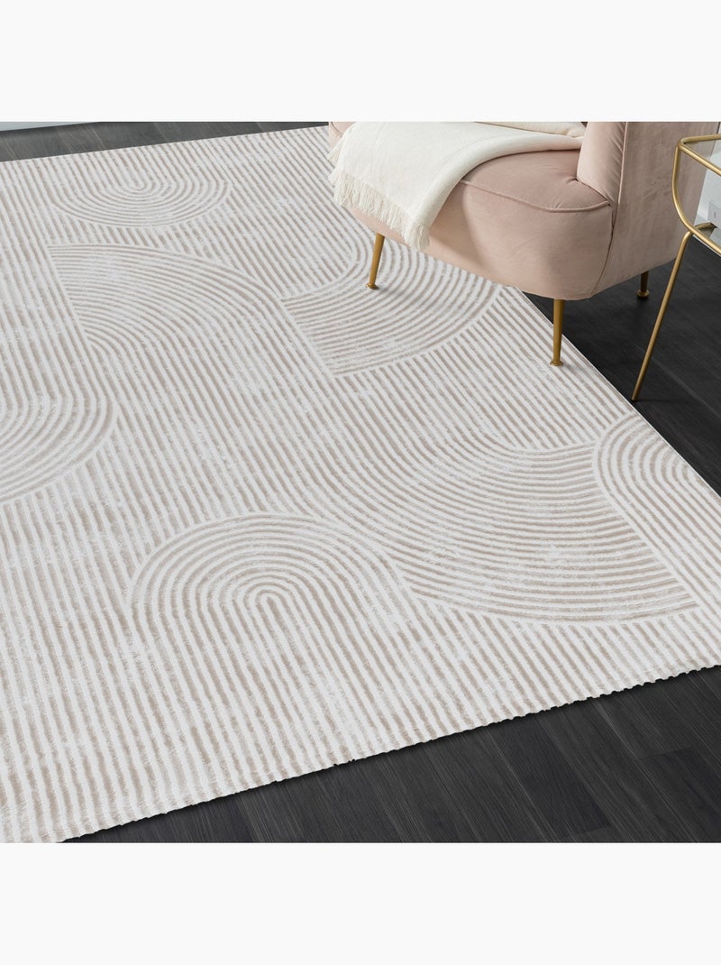 Tapis de salon MODA 1100 Beige - Kiabi
