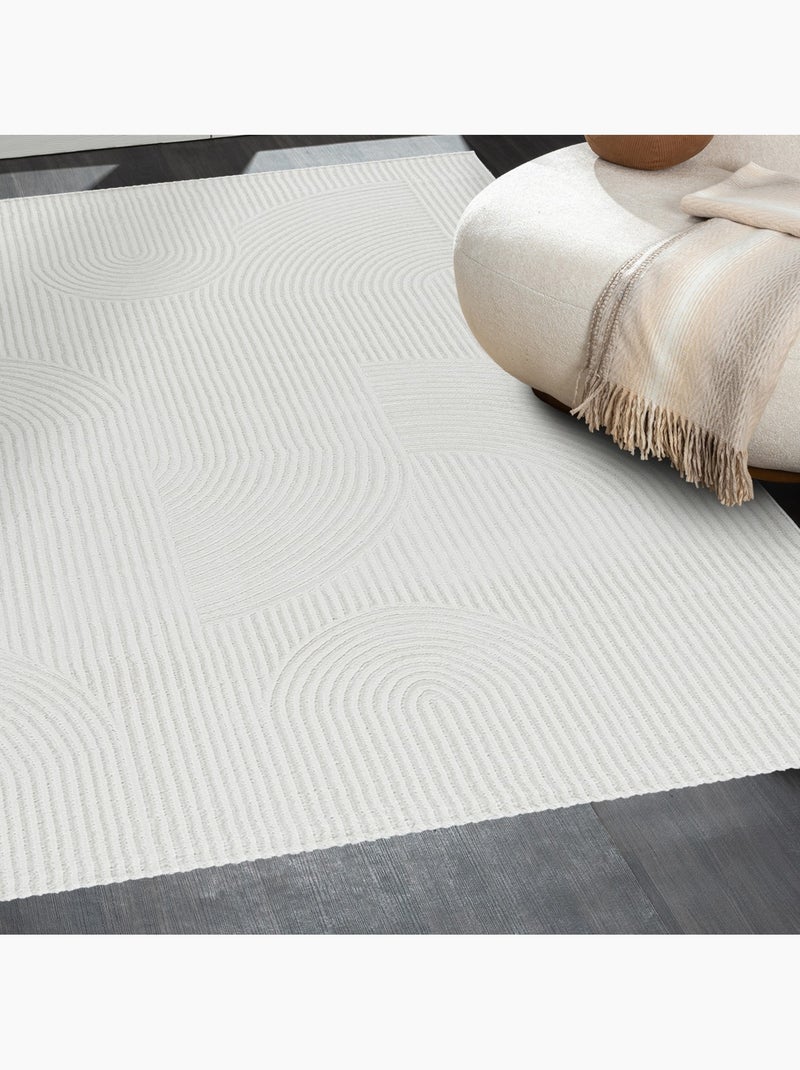 Tapis de salon MODA 1100 Ecru - Kiabi