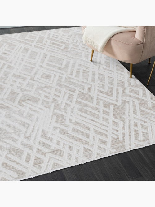 Tapis de salon MODA Nuance 1320 - 120x170 / Beige - Kiabi
