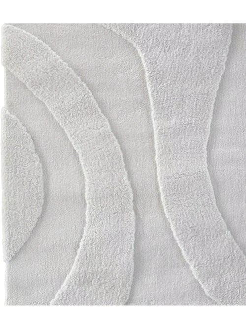 Tapis de salon motif ondulation en relief,  - Effet texturé - Kiabi
