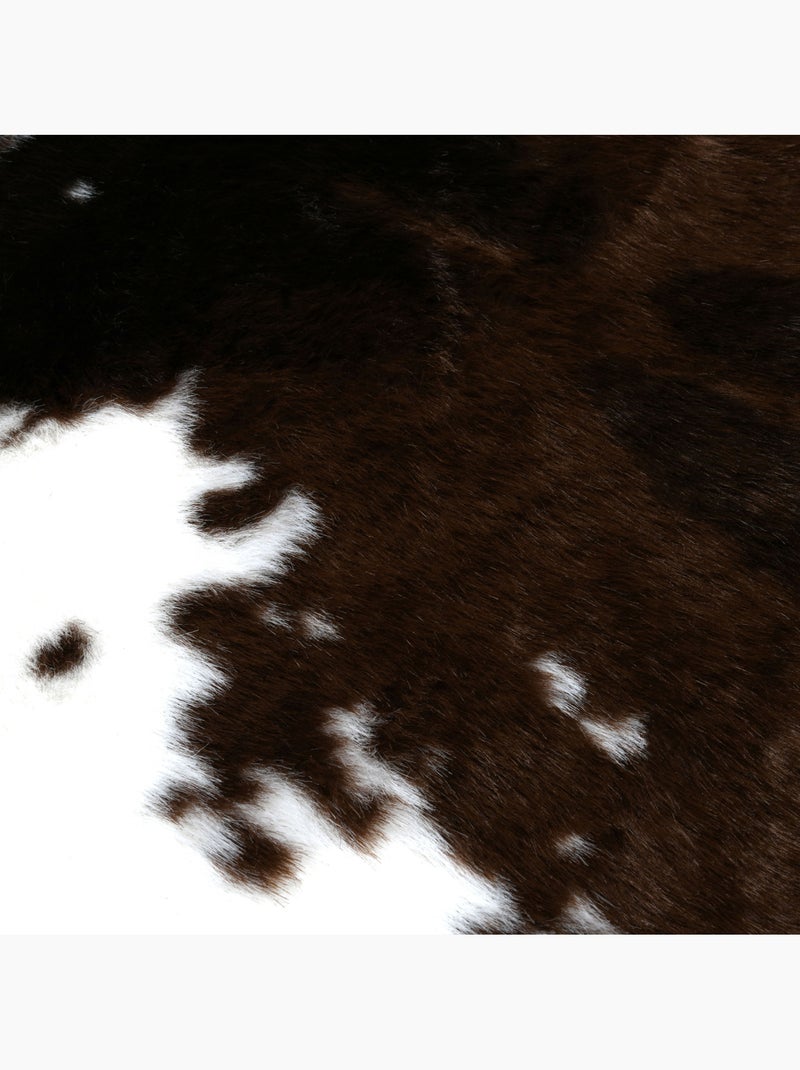 Tapis de salon motif vache Marron - Kiabi