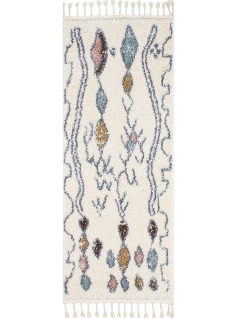 Tapis de salon motifs Beige - Kiabi