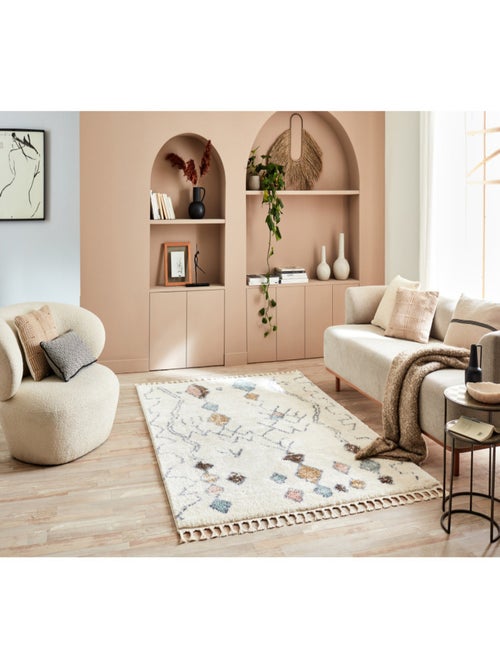 Tapis de salon motifs - Kiabi