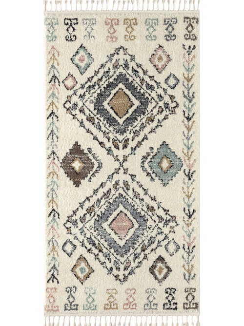 Tapis de salon motifs - Kiabi