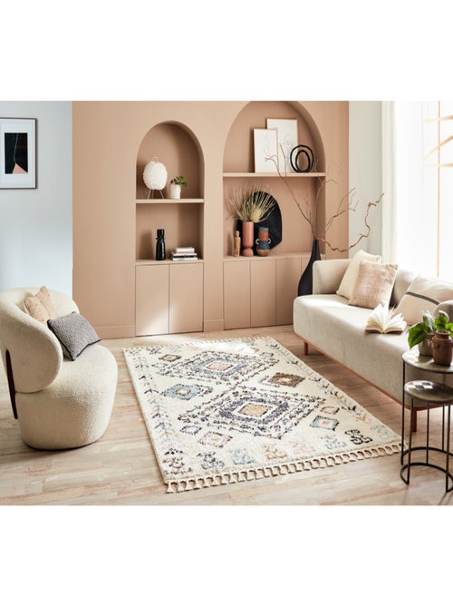 Tapis de salon motifs - Kiabi