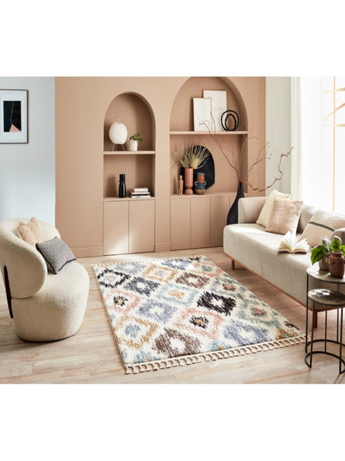 Tapis de salon motifs - Kiabi