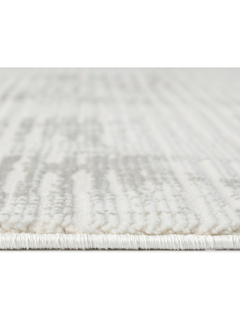 Tapis de salon NORA 5510 - 120x170 / Gris Gris - Kiabi