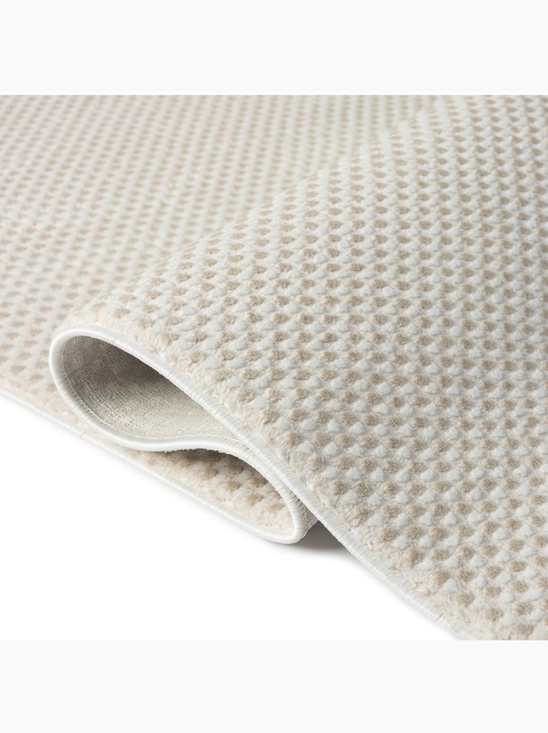 Tapis de salon NORA 5600 Beige - Kiabi