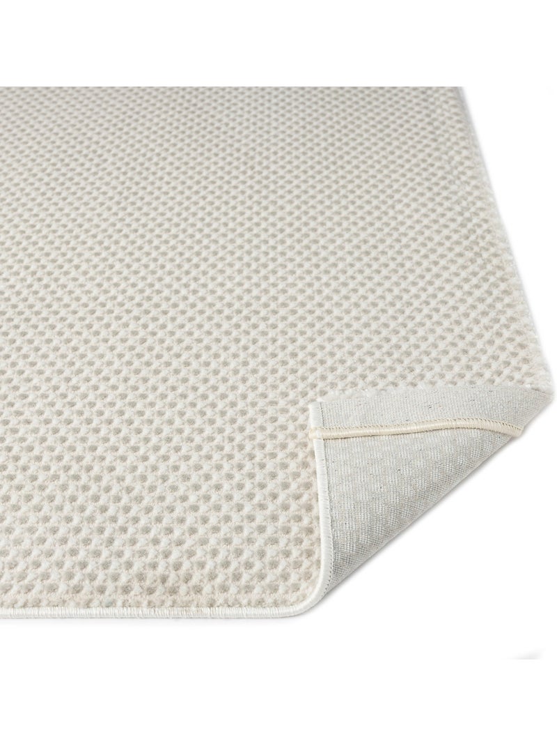 Tapis de salon NORA 5610 - 120x170 / Gris Gris - Kiabi