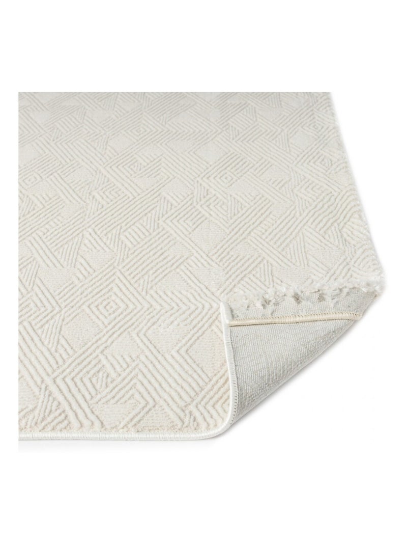 Tapis de salon NORA 5720 Ecru - Kiabi