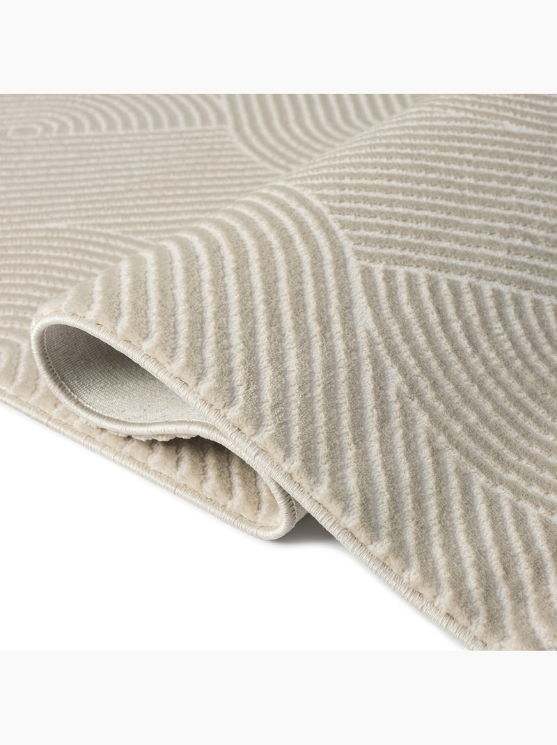 Tapis de salon nora 5800 - 120x170 / beige Beige - Kiabi
