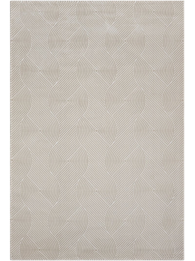 Tapis de salon NORA 5800 Beige - Kiabi