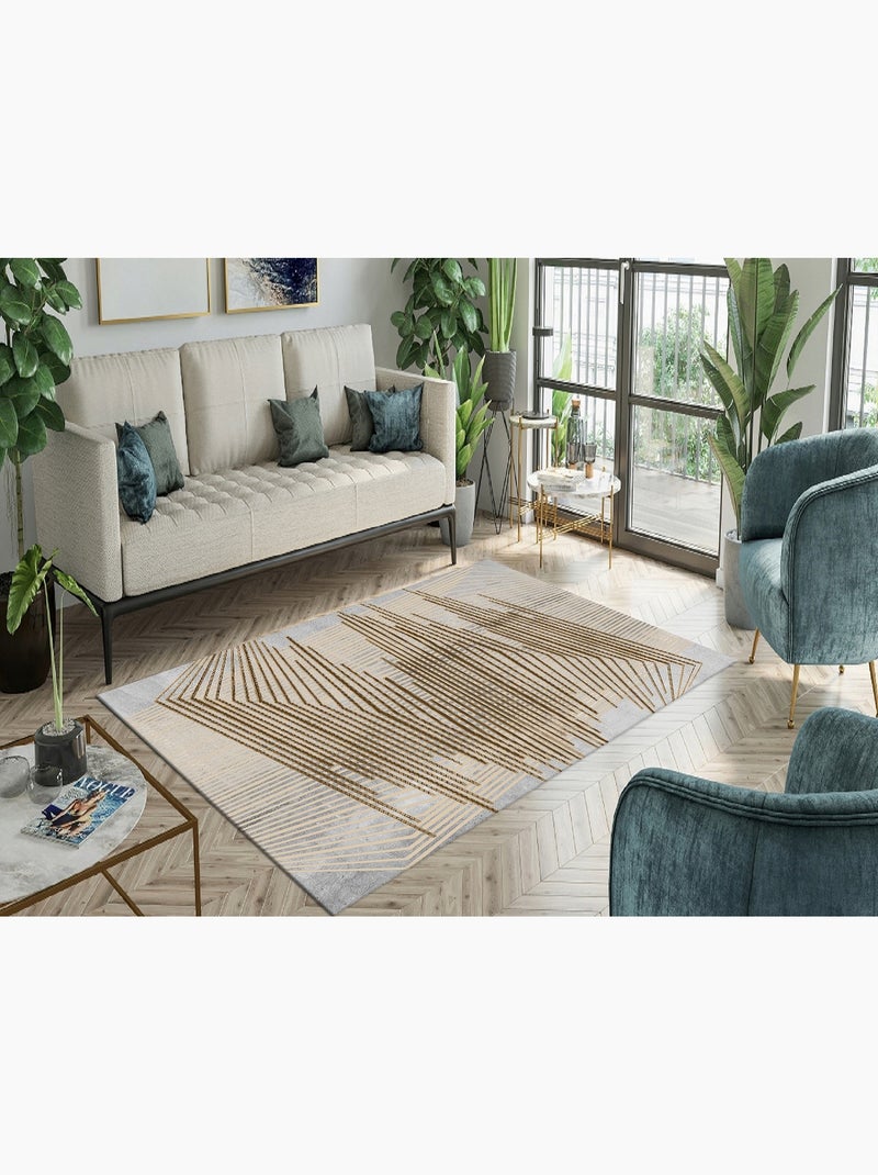 Tapis de salon NOUR Doré/or - Kiabi