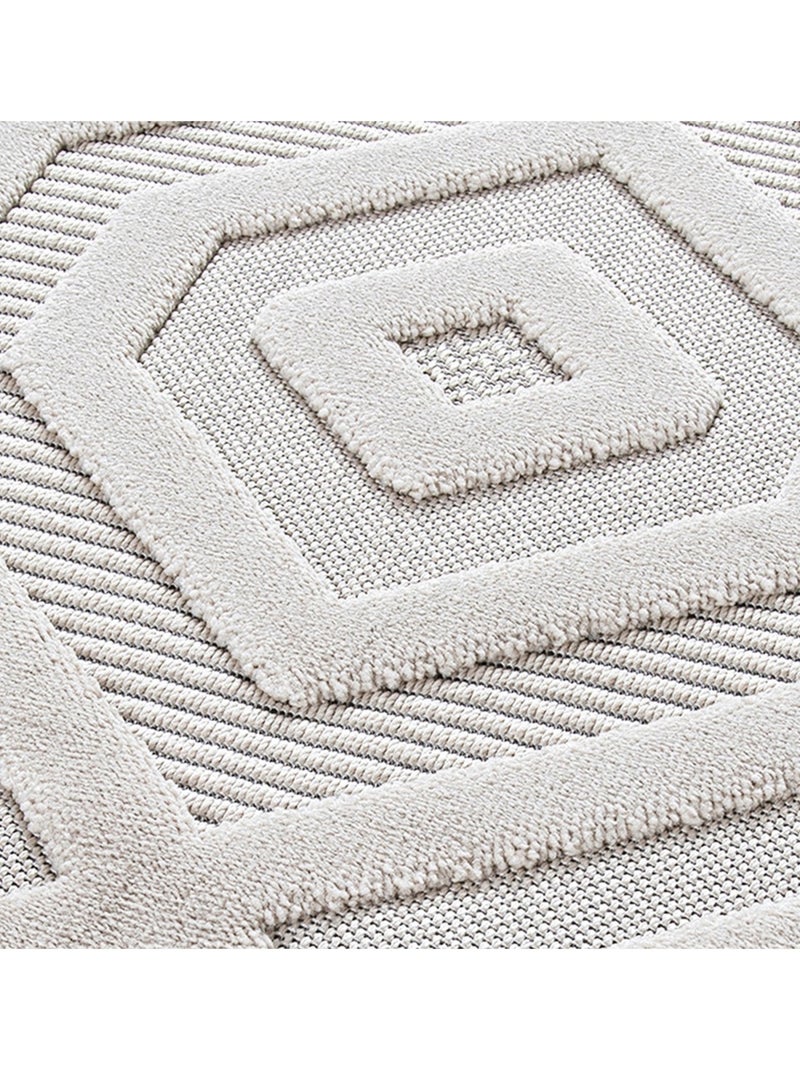 Tapis de salon OSLO 9800 Beige - Kiabi
