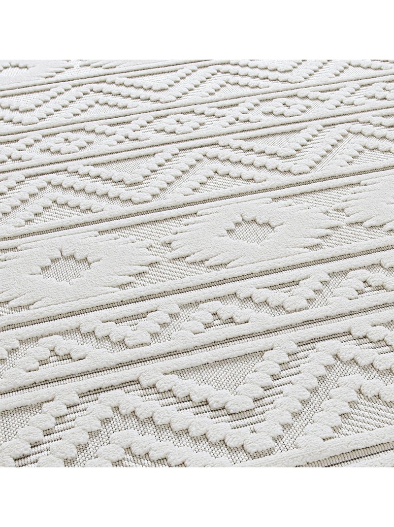 Tapis de salon OSLO 9820 Ecru - Kiabi