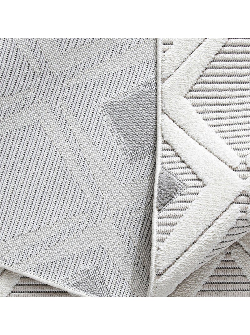 Tapis de salon OSLO 9830 Gris - Kiabi