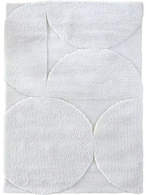 Tapis de salon relief graphique,  - Effet texturé - Kiabi