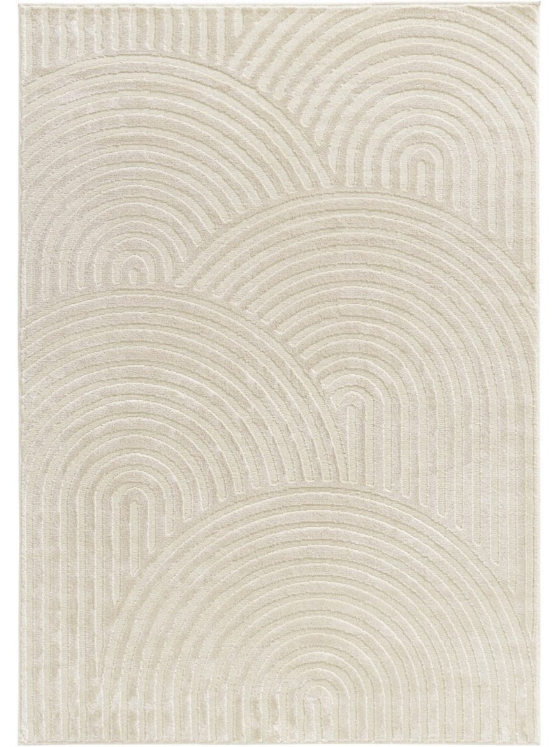 Tapis de salon RIO 15 Ecru - Kiabi