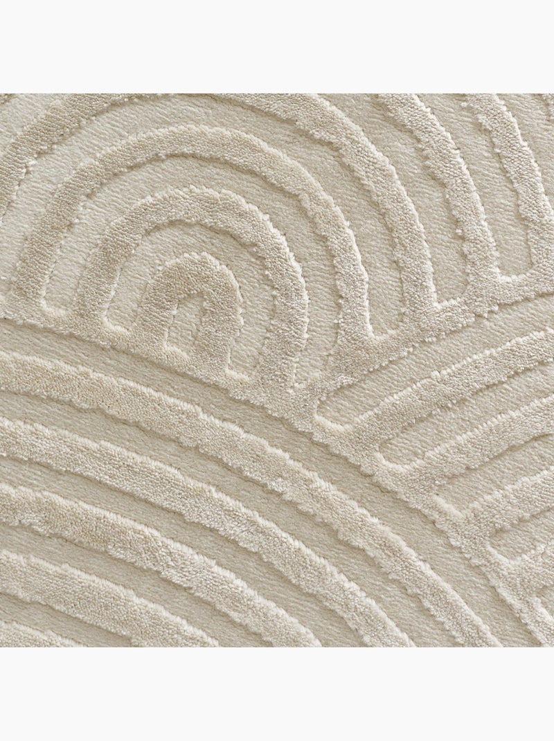 Tapis de salon RIO 15 Ecru - Kiabi