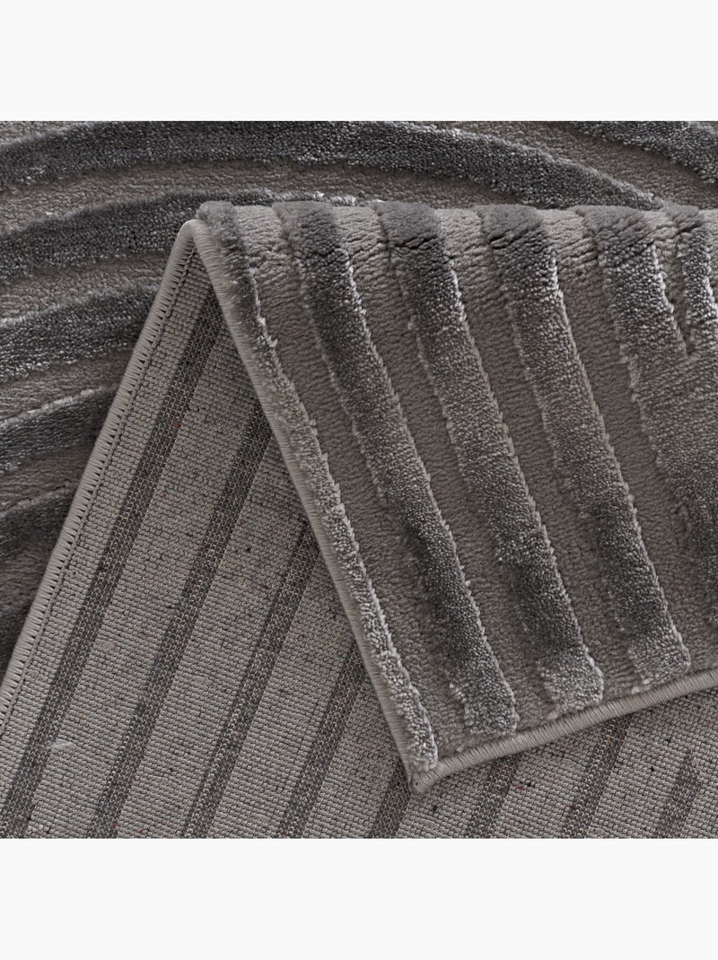 Tapis de salon RIO 15 gris anthracite - Kiabi