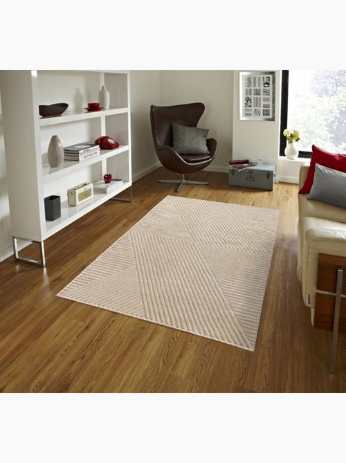 Tapis de salon rio 16 - 120x170 / beige - Kiabi Tapis de salon rio 16 - 120x170 / beige - Kiabi