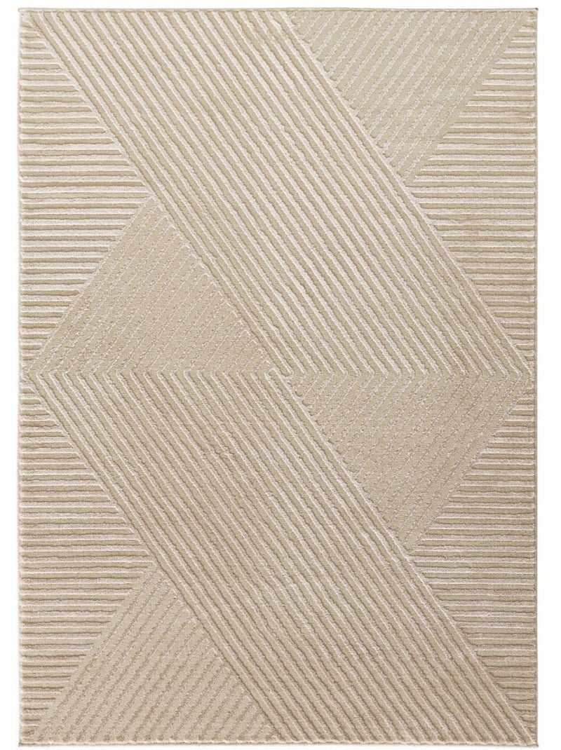 Tapis de salon RIO 16 Beige - Kiabi