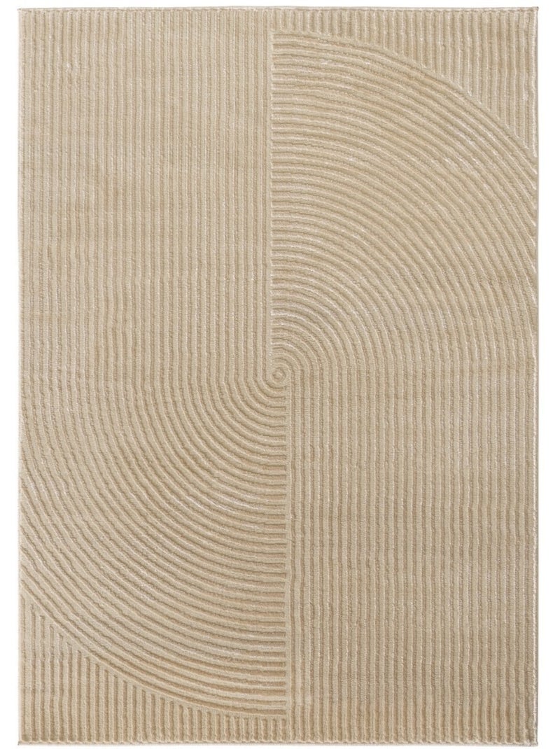 Tapis de salon RIO 17 Beige - Kiabi