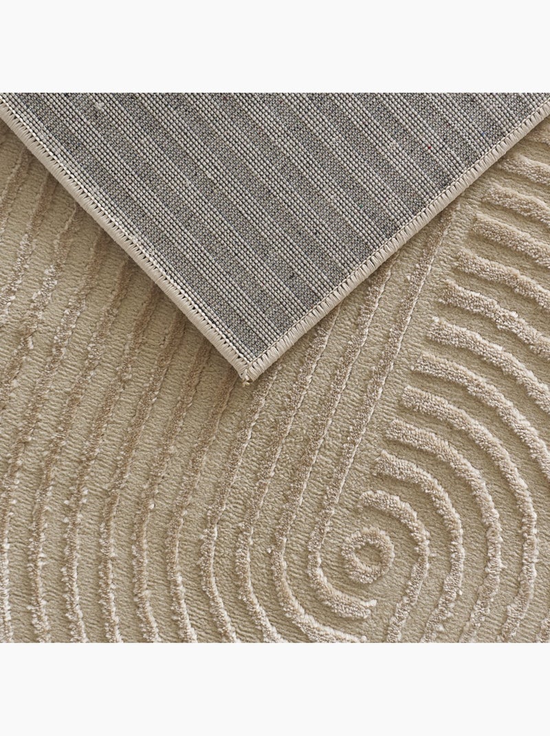 Tapis de salon RIO 17 Beige - Kiabi