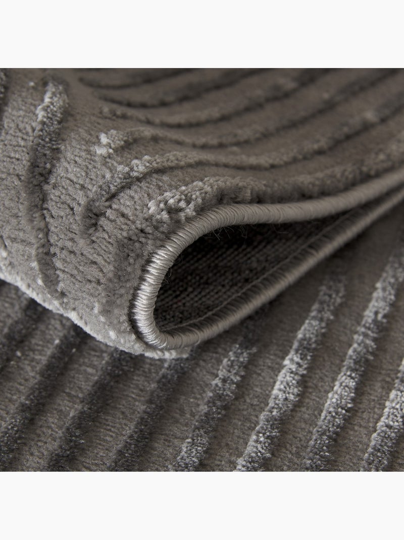 Tapis de salon RIO 17 gris anthracite - Kiabi