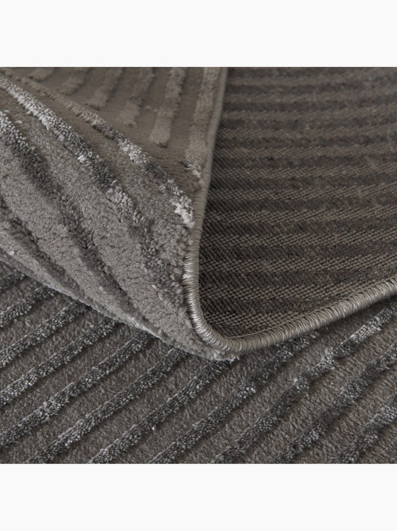 Tapis de salon RIO 17 gris anthracite - Kiabi