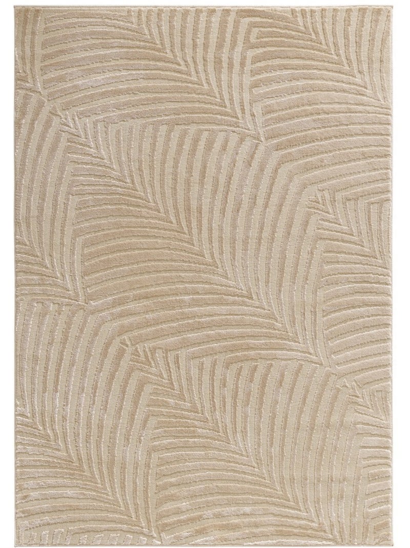 Tapis de salon RIO 18 Beige - Kiabi