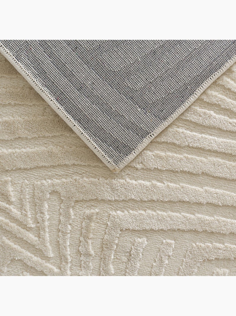 Tapis de salon RIO 18 Ecru - Kiabi