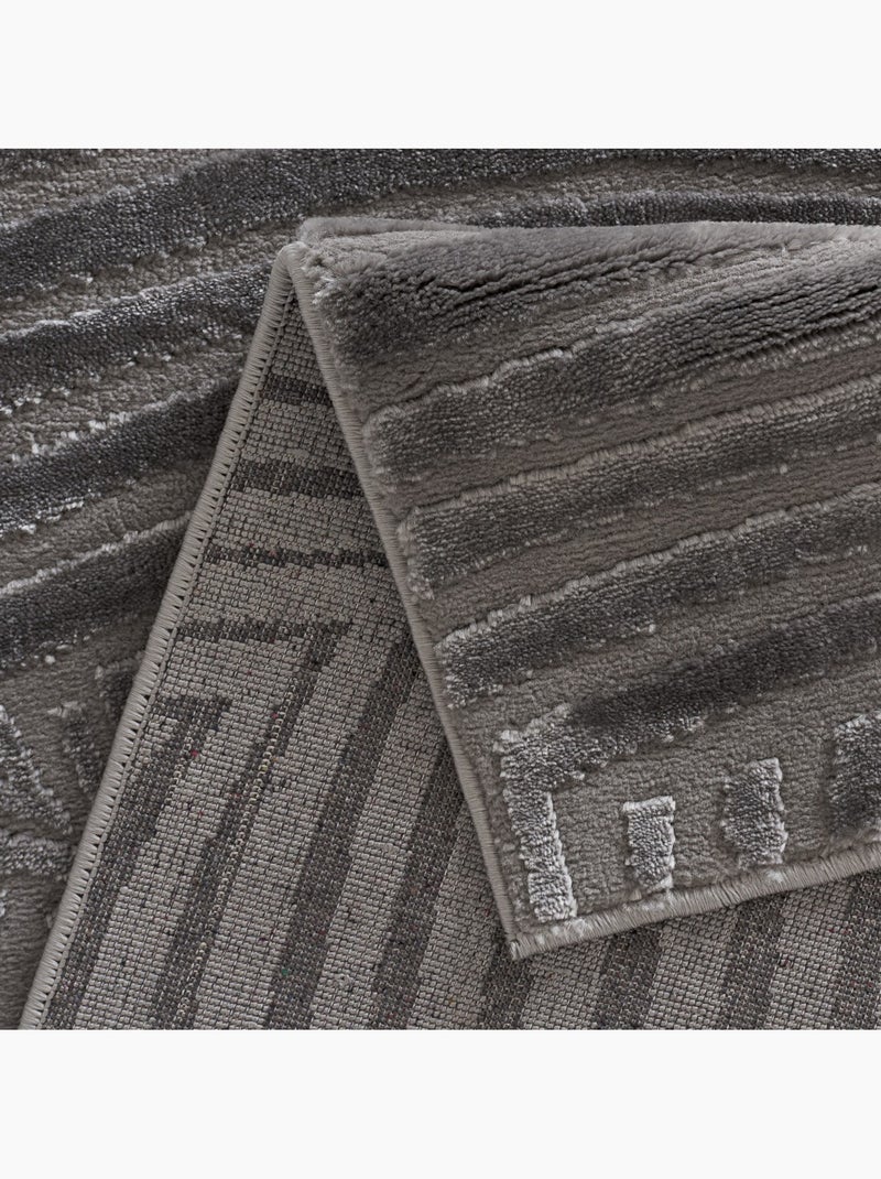 Tapis de salon RIO 18 gris anthracite - Kiabi