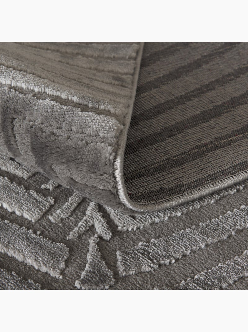 Tapis de salon RIO 18 gris anthracite - Kiabi