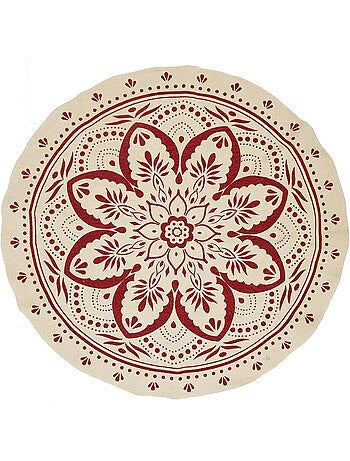 Tapis de salon rond PATIO motif mandala