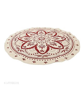 Tapis de salon rond PATIO motif mandala