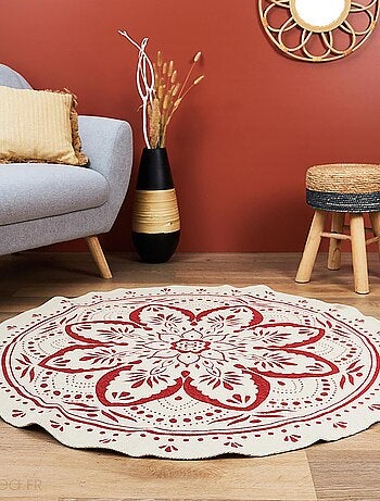 Tapis de salon rond PATIO motif mandala