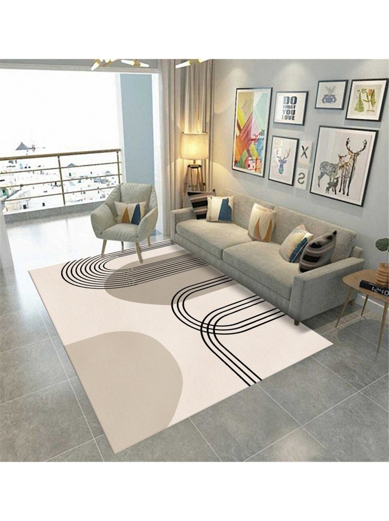 Tapis de salon SEVENTIES Beige gris - Kiabi