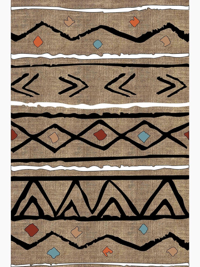 Tapis de salon SIMAO Marron - Kiabi