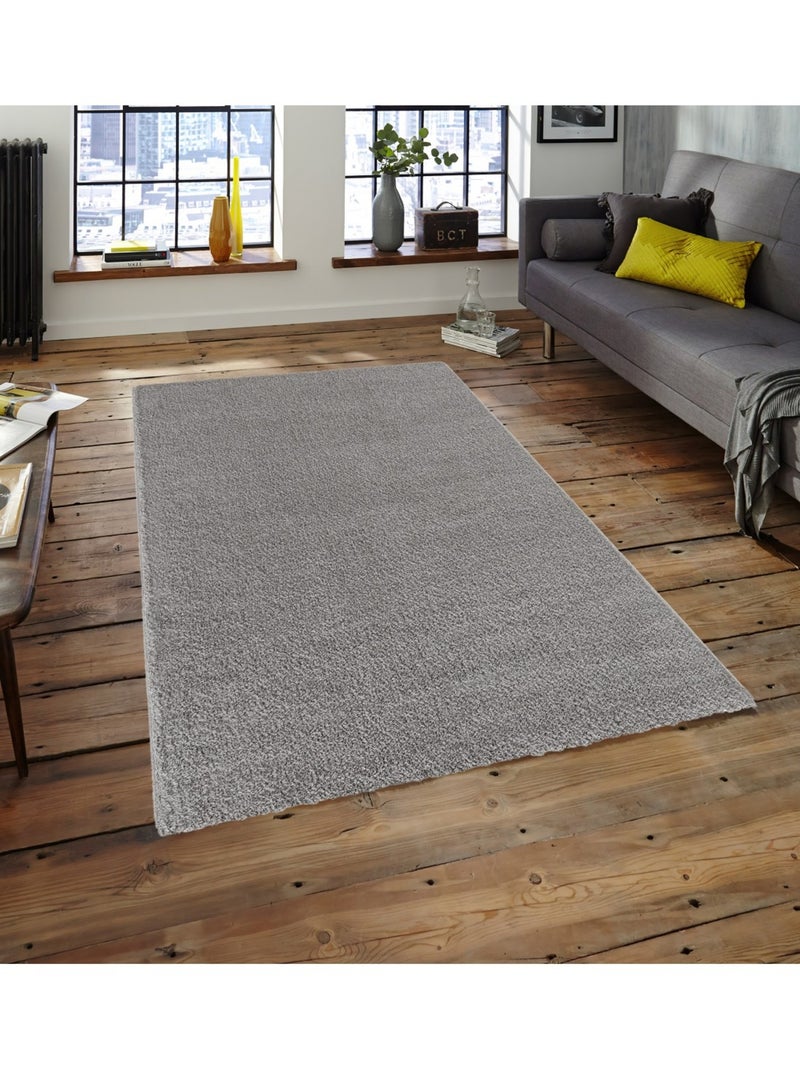 Tapis de salon VELVET 8920 Gris - Kiabi