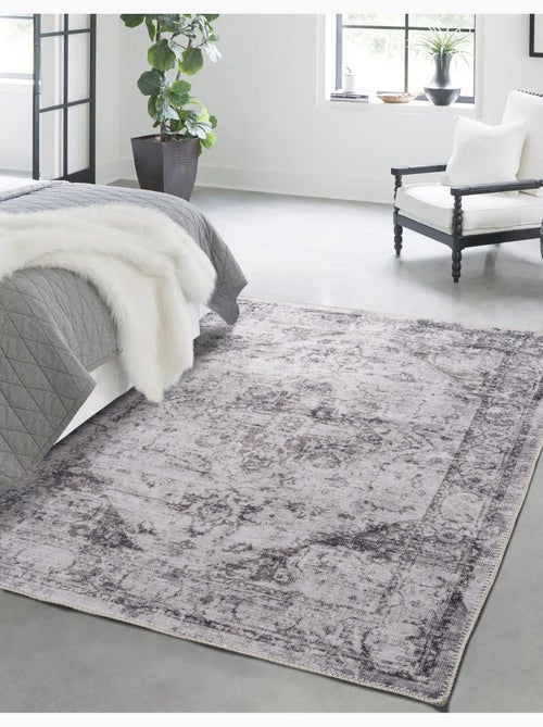 Tapis de salon vintage 3510 - 120x170 / gris - Kiabi