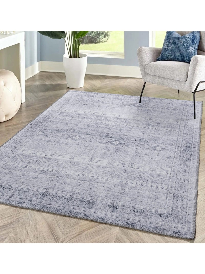 Tapis de salon VINTAGE 3560 Gris - Kiabi