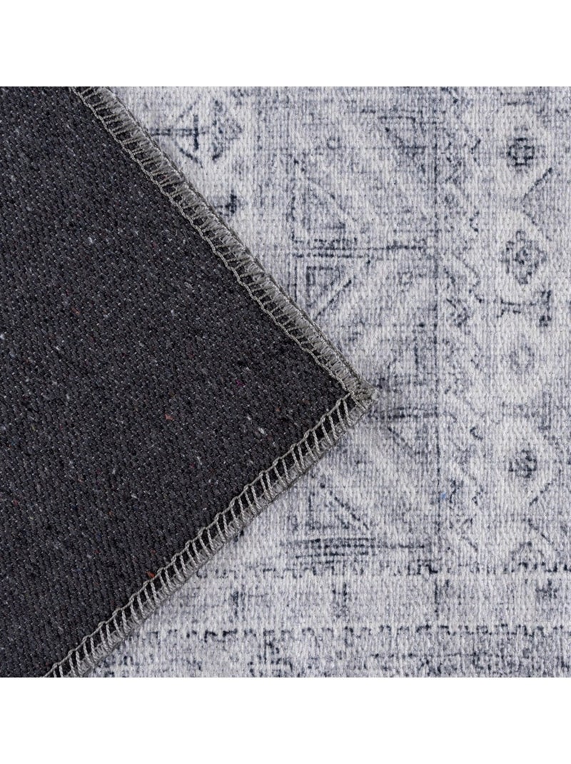 Tapis de salon VINTAGE 3560 Gris - Kiabi