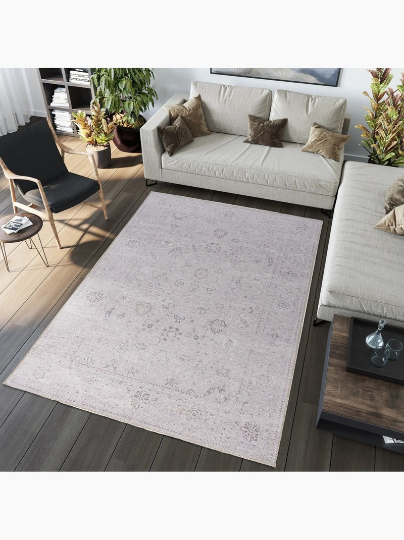 Tapis de salon VINTAGE 3580 Gris clair - Kiabi