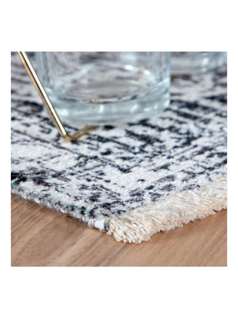 Tapis de salon vintage lavable en machine Ariana Gris - Kiabi