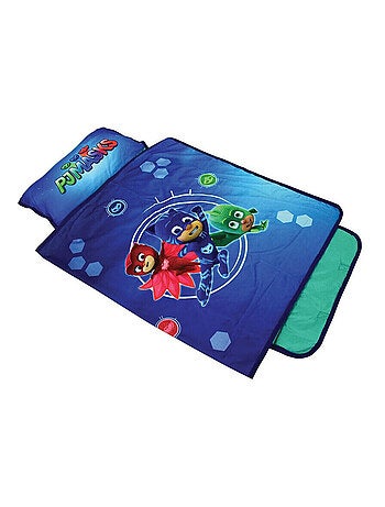 Tapis de sieste pyjamasques bleu facile à transporter
